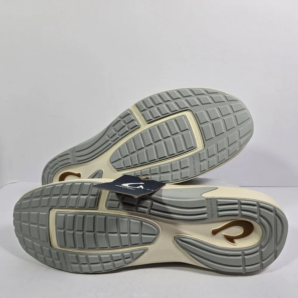 OluKai Kaholo Mens 14 Vapor Grey Active Training Sneakers 10512-VPVP